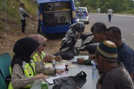 Samsat Paser gelar operasi taat pajak kendaraan bermotor