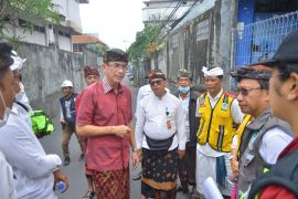 Komisi III DPRD Bali tinjau proyek infrastruktur di Kota Denpasar