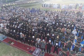 Shalat meminta hujan di Palembang