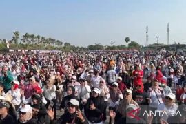 Deklarasi dukung Prabowo di Gresik diawali jalan sehat dan sepeda santai