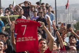 Penggemar sambut CR7 jelang laga melawan Persepolis di Liga Champions Asia