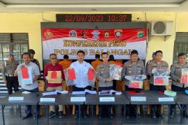 Polres Balangan ungkap sejumlah kasus dalam dua minggu terakhir