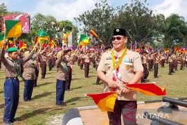 Pramuka diharapkan bantu wujudkan generasi emas di Kotim