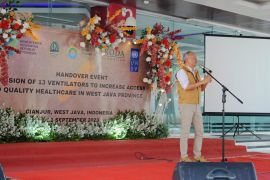 Dinkes Jabar: Hibah ventilator ke 13 RS peralihan dari tabung oksigen