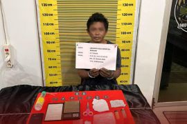 Polisi Merangin tangkap DPO narkoba bersembunyi di kebun karet