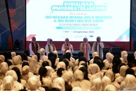 Ibu Negara menghadiri acara sosialisasi Moderat Sejak Dini