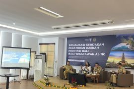 Kemenparekraf turut sosialisasikan pungutan bagi wisman ke Bali