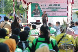 Dandim ajak pelaku transportasi daring jaga kondusivitas jelang pemilu