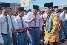 Kukuhkan duta moderasi, Hasan Basri Sagala ajak pelajar semakin cinta tanah air