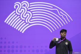 Samuel Marbun persembahkan perak Asian Games dari wushu nomor sanda