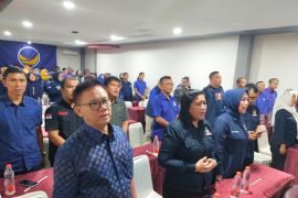 Pindah partai, Hendri Hasibuan dan Giyatno hadir di roadshow Partai Nasdem