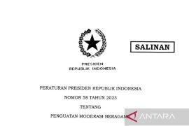Presiden terbitkan Perpres No 58 Tahun 2023 tentang Moderasi Beragama