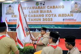 Hasil Muscalub, Topan terpilih jadi Ketua Kwarcab Pramuka Kota Medan