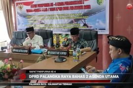 DPRD Palangka Raya bahas 2 agenda utama