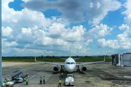 Penerbangan di Bandara Jambi masih lancar tak terganggu kabut asap