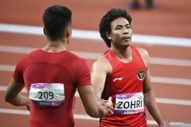 Tim Indonesia melaju ke final lari estafet 4x100 meter putra