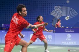 Asian Games: Pasangan Rinov/Pitha terhenti di babak 16 besar