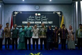 Dandim 1002/HST pamit diwarnai penanganan banjir hingga COVID-19