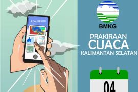 Cuaca berasap di sebagian wilayah Kalsel