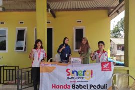 Honda Babel bantu korban angin puting beliung di Desa Sempan