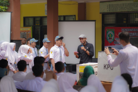KPU Balangan berikan edukasi kepada pemilih pemula