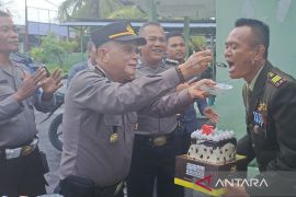 Polsek Batangkuis geruduk Koramil 05, buat prajurit TNI terkejut