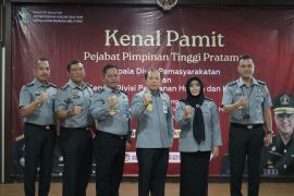 Kemenkumham Babel gelar kenal pamit  Kadivpas dan Kadiyankumham