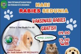 DPKPP Kota Singkawang gelar layanan vaksinasi rabies