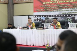 Polri matangkan persiapan KTT AIS  dengan "actical floor game"