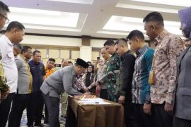Konawe Utara tandatangani NHPD Pemilu 2024 sebesar Rp67 miliar