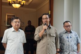 Anies: Tak bahas tim pemenangan Baja Amin dengan JK