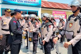 Polda Jambi ingatkan personel pengamanan respons cepat konflik pemilu