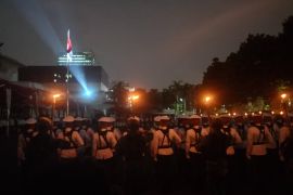 Jokowi pimpin upacara Parade Senja di Kemenhan