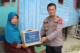 Bidhumas Polda Kaltara Melaksanaan Basos Air Bersih Dalam Rangka Hut Humas Polri Ke-72