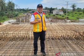 BPJN nilai keretakan jalan desa Jeriji dan Bikang karena sambungan antar segmen beton