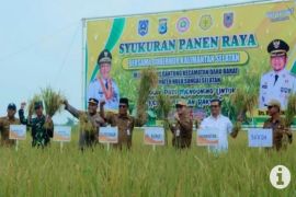 Governor, acting regent celebrate success harvest in HSS