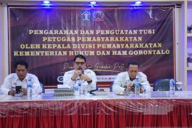 Kadiv Pemasyarakatan minta petugas lapas jadi teladan warga binaan
