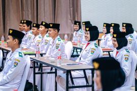 3.837 anggota paskibraka ikuti pembekalan pembinaan ideologi Pancasila