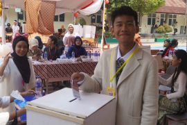 SMAN 1 Bandarlampung belajar berdemokrasi di pemilihan ketua OSIS