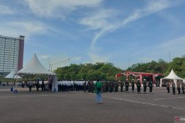 Polisi lakukan simulasi teknik pengamanan cegah kericuhan Pemilu