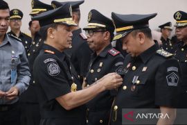 Kakanwil lantik pejabat di lingkungan Kemenkumham Bengkulu