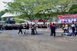 Polres HST gelar Sispamkota antisipasi konflik Pemilu 2024