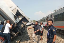 BNPB: Kereta api Argo Semeru anjlok di lintasan Stasiun Sentolo-Wates