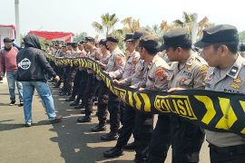 Polres Metro Depok gelar simulasi pengamanan tahapan pemilu 2024