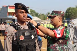 Polres Sukabumi Kota terjunkan 450 personel untuk amankan Pemilu 2024
