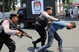 Simulasi Pengamanan Pemilu 2024