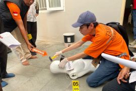 Tersangka peragakan 21 adegan saat rekonstruksi pembunuhan di rumah mewah Bengkalis