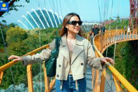 Raisa bagikan 5  momen liburan ke Singapura, tepat staycation para moms