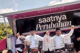 Anies sampaikan orasi kebangsaan usai daftar ke KPU RI