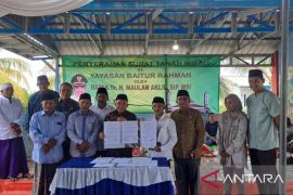 Pemkot Pangkalpinang Kembali Hibahkan Asset Berupa Tanah Untuk Pembangunan Masjid Baitur Rahman Kelurahan Air Mawar